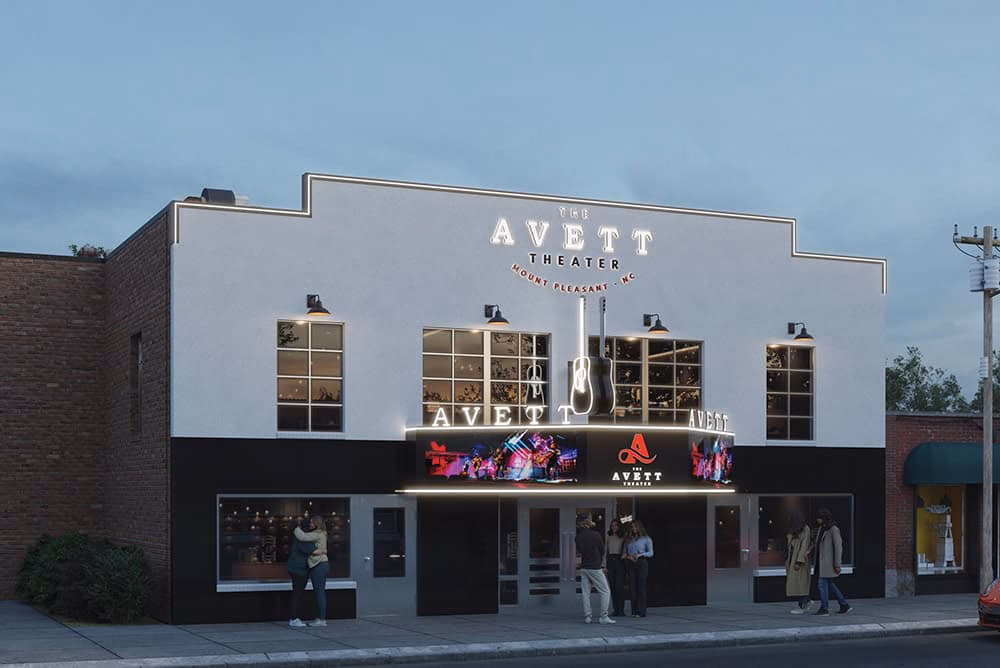 The restoration of the historic Paula Theater and its transformation into the Avett Theater is more than just a renovation—it’s the creation of a significant arts and entertainment hub for Mt. Pleasant, Cabarrus County, Stanly County, and the broader region.