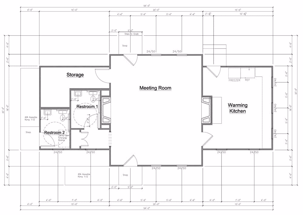 Red Hill Tavern blueprint.